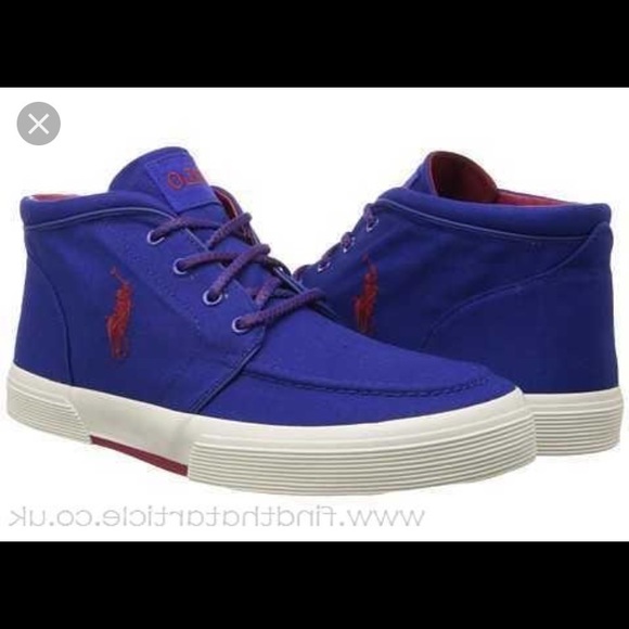 Polo Ralph Lauren Other - Polo Ralph Lauren Blue Lace Up Shoe